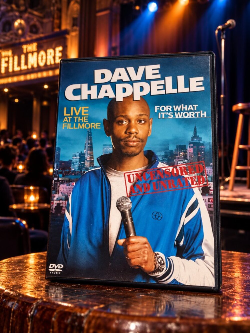 Dave Chappelle For What It's Worth (DVD, Region 1) Very Good condition!